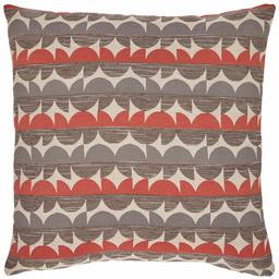 Amazon Brand – Rivet Mid-Century Graphic Throw Pillow - 17 x 17 Inch, Blue / Red