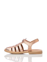 RED WAGON Mädchen Riemchensandalen mit Metallic-Look, Gold (Gold), 33 EU