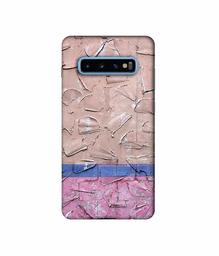 Amazon Brand - Solimo Designer Texture On Wall 3D Printed Hard Back Case Mobile Cover for Samsung Galaxy S10 Plus