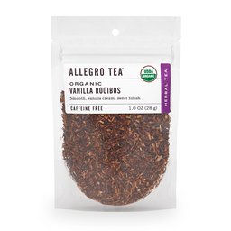 Allegro Tea, Organic Vanilla Rooibos, Loose Leaf Tea, 1 oz