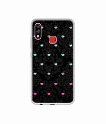 Amazon Brand - Solimo Designer Heart Texture UV Printed Soft Back Case Mobile Cover for Infinix Hot 7 pro