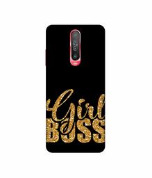 Amazon Brand - Solimo Designer Sparkle Girl Boss 3D Printed Hard Back Case Mobile Cover for Poco X2 / Mi Redmi K30