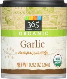 365 Everyday Value, Organic Garlic Granules, 0.92 oz