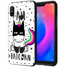 Amazon Brand - Solimo Designer Batcorn Printed Hard Back Case Mobile Cover for Xiaomi Redmi 6 Pro (D1245)