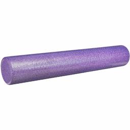 AmazonBasics High-Density Round Exercise Therapy Foam Roller - 36 Inches, Purple