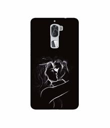 Amazon Brand - Solimo Designer Kissing Couple 3D Printed Hard Back Case Mobile Cover for Coolpad Cool1 Dual