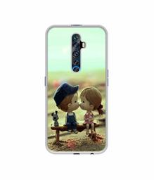 Amazon Brand - Solimo Designer Love Couples Pattern UV Printed Soft Back Case Mobile Cover for Oppo Reno 2Z