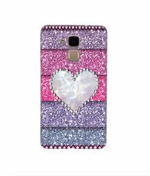 Amazon Brand - Solimo Designer Stone Heart 3D Printed Hard Back Case Mobile Cover for Huawei Honor 5c