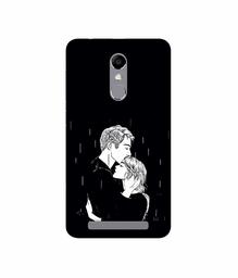 Amazon Brand - Solimo Designer Couples Standing in Rain UV Printed Soft Back Case Mobile Cover for Micromax Canvas Evok Power Q4260