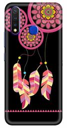 Amazon Brand - Solimo Designer Dream Catcher Black 3D Printed Hard Back Case Mobile Cover for Vivo Y19 / Vivo U20