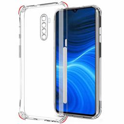 Amazon Brand - Solimo Anti Dust Plug Mobile Cover (Soft & Flexible Back case), for Oppo Reno Ace/Realme X2 Pro (Transparent)