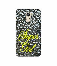 Amazon Brand - Solimo Designer Super Girl On Foil 3D Printed Hard Back Case Mobile Cover for Gionee X1