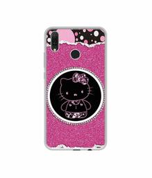 Amazon Brand - Solimo Designer Kitty with Glitter UV Printed Soft Back Case Mobile Cover for Huawei Y9 (2019)