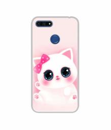 Amazon Brand - Solimo Designer Babby Kitty UV Printed Soft Back Case Mobile Cover for Huawei Honor 7A