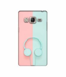 Amazon Brand - Solimo Designer Head Phone 3D Printed Hard Back Case Mobile Cover for Samsung Z3