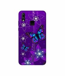 Amazon Brand - Solimo Designer Butterflies 3D Printed Hard Back Case Mobile Cover for Vivo Y95