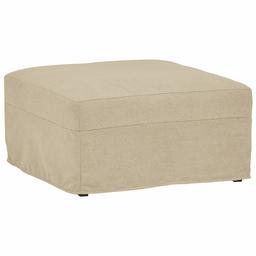 Amazon Brand – Stone & Beam Andover Slipcover Square Ottoman, 33