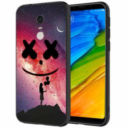 Amazon Brand - Solimo Designer Star Printed Hard Back Case Mobile Cover for Xiaomi Redmi Note 5 (D1275)