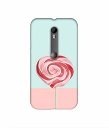 Amazon Brand - Solimo Designer Round Candy 3D Printed Hard Back Case Mobile Cover for Motorola Moto G 3rd Generation