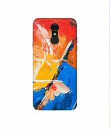 Amazon Brand - Solimo Designer Color Impression On Canvas 3D Printed Hard Back Case Mobile Cover for LG Q7