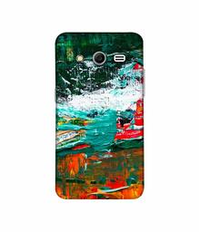 Amazon Brand - Solimo Designer Multicolor Glass Color 3D Printed Hard Back Case Mobile Cover for Samsung Galaxy Core 2 G355H