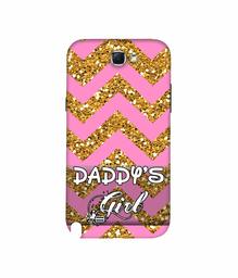 Amazon Brand - Solimo Designer Daddy's Girl 3D Printed Hard Back Case Mobile Cover for Samsung Galaxy Note 2 N7100