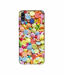 Amazon Brand - Solimo Designer Candies 3D Printed Hard Back Case Mobile Cover for Samsung Galaxy M21