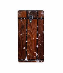 Amazon Brand - Solimo Designer Wood with Snow 3D Printed Hard Back Case Mobile Cover for Xiaomi Redmi 1S