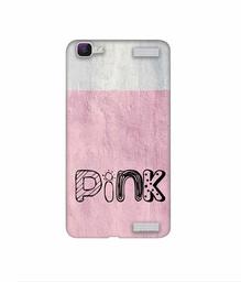 Amazon Brand - Solimo Designer Pink 3D Printed Hard Back Case Mobile Cover for Vivo V1 Max