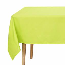 UMI by Amazon Wipe Clean Woven Texture Water Resistant Table Cloth for Dining 130 x 220cm Green