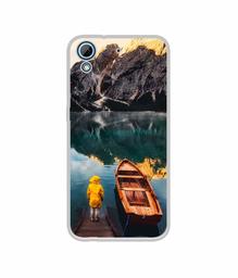 Amazon Brand - Solimo Designer Lake View UV Printed Soft Back Case Mobile Cover for HTC Desire 626/HTC Desire 628