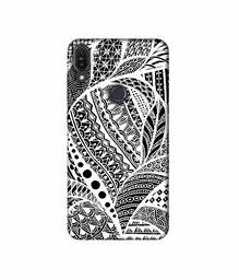 Amazon Brand - Solimo Designer Random White Pattern 3D Printed Hard Back Case Mobile Cover for Asus Zenfone Max Pro M1 ZB601KL