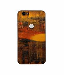 Amazon Brand - Solimo Designer Brown Shade Mashup 3D Printed Hard Back Case Mobile Cover for Nexus 6P