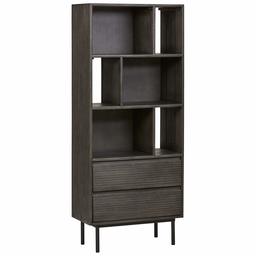 Amazon Brand – Rivet Stevens Modern 2-Drawer Bookcase, 27.56