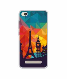 Amazon Brand - Solimo Designer Colored Paris UV Printed Soft Back Case Mobile Cover for Mi Redmi 4A