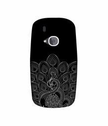 Amazon Brand - Solimo Designer Peacock Pattern 3D Printed Hard Back Case Mobile Cover for Nokia 3310