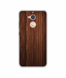 Amazon Brand - Solimo Designer Wooden Texture UV Printed Soft Back Case Mobile Cover for Gionee S6 Pro