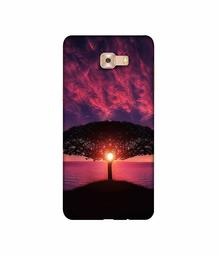 Amazon Brand - Solimo Designer Nature Digital Painting 3D Printed Hard Back Case Mobile Cover for Samsung Galaxy C9 Pro