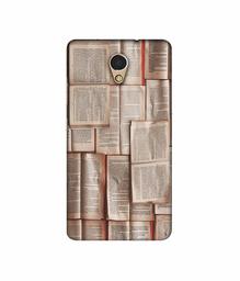 Amazon Brand - Solimo Designer Books Texture 3D Printed Hard Back Case Mobile Cover for Lenovo P2