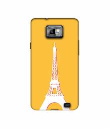 Amazon Brand - Solimo Designer Eiffel Tower 3D Printed Hard Back Case Mobile Cover for Samsung Galaxy S2