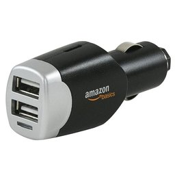 Amazonベーシック USBカーチャージャー 4.0アンペア (タイプAメス 2ポート)