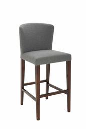 Amazon Brand – Rivet Eli Modern Curved-Back Barstool, 42.1