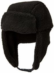 Goodthreads, Sherpa Trapper Sombrero para Hombre, Color Negro, tamaño Mediano