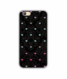 Amazon Brand - Solimo Designer Heart Texture UV Printed Soft Back Case Mobile Cover for Oppo A57