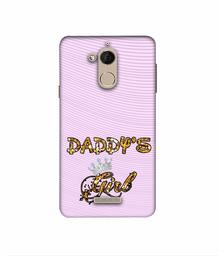 Amazon Brand - Solimo Designer Daddy's Girl in Glitter Pattern 3D Printed Hard Back Case Mobile Cover for Coolpad N