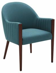 Amazon Brand – Rivet Contemporary Curved-Back Dining Chair, 35