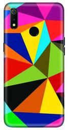 Amazon Brand - Solimo Designer Triangle Pattern 3D Printed Hard Back Case Mobile Cover for Realme 3 / Realme 3i