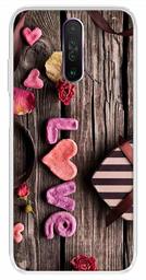 Amazon Brand - Solimo Designer Multicolor Love Wooden Design Printed Soft Back Case Mobile Cover for Poco X2 / Xiaomi Redmi K30