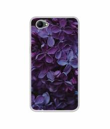 Amazon Brand - Solimo Designer Purple Flowers UV Printed Soft Back Case Mobile Cover for Oppo A3