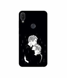 Amazon Brand - Solimo Designer Couples Standing in Rain 3D Printed Hard Back Case Mobile Cover for Asus Zenfone Max Pro M1 ZB601KL